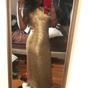 Beautiful Gold Bridesmaid Dress